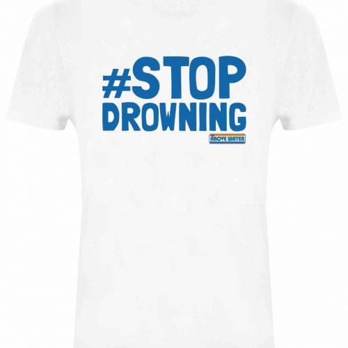 AW StopDrowning T White FRONT 4410 scaled