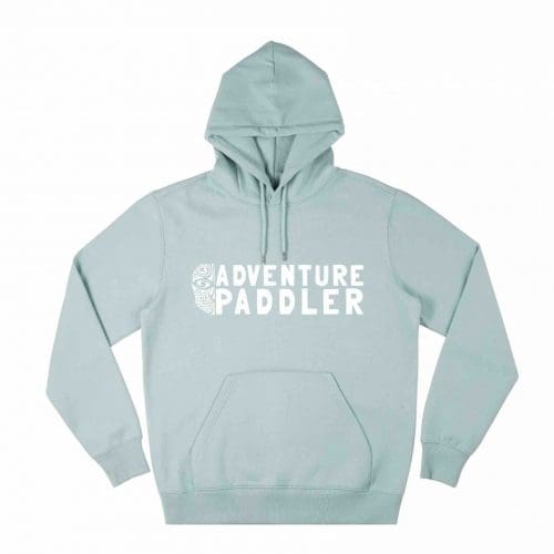 Adventure Paddler Hoodie Slate Green FRONT 1499 1 scaled