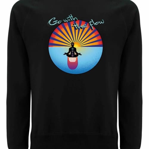 Black 100% recycled Sweater SUP Yoga Mens