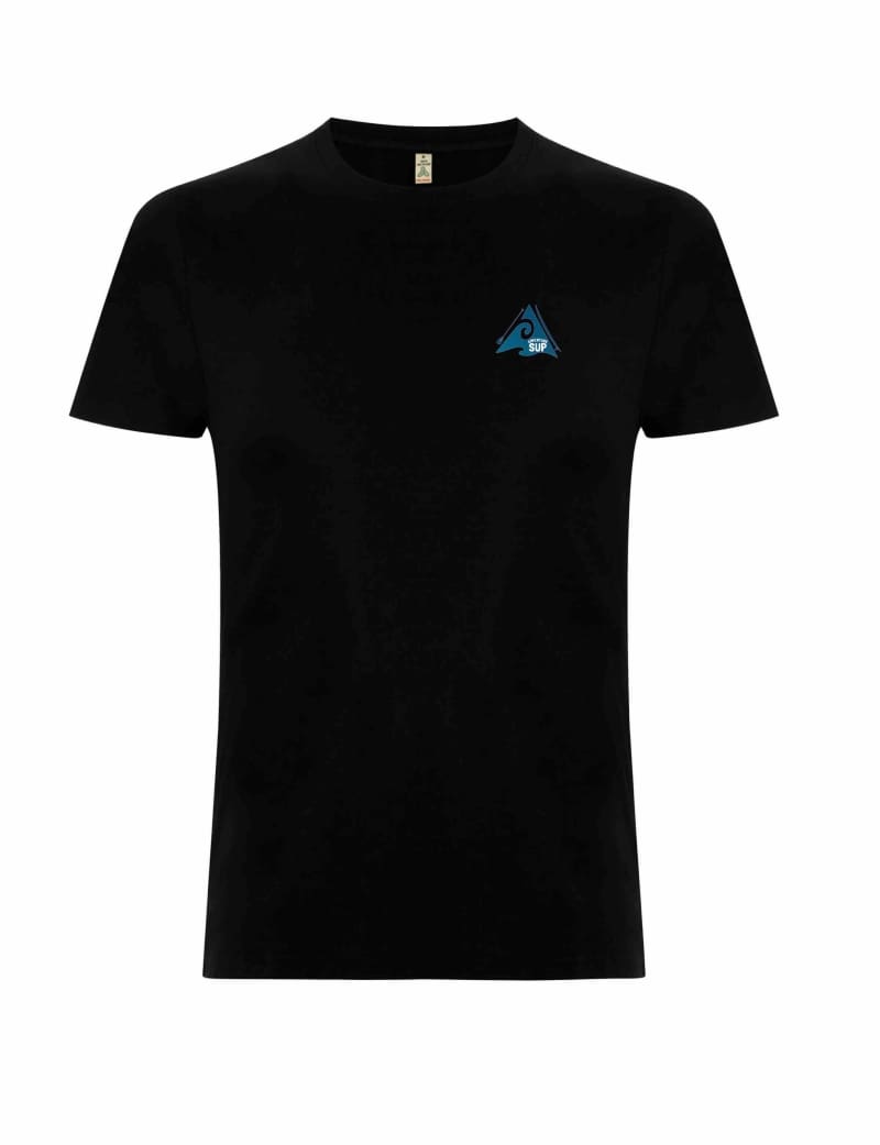 Long Paddle SUP 100% recycled black classic fit unisex t shirt