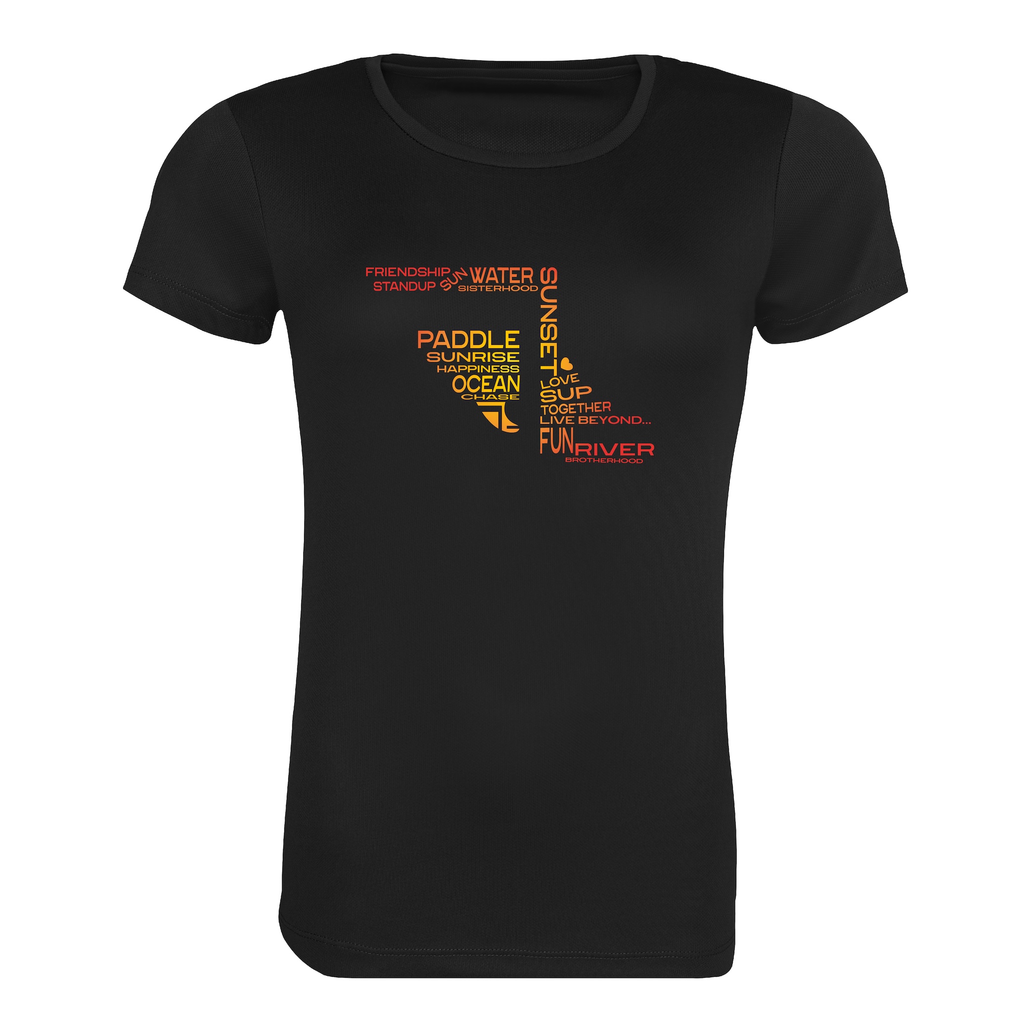 Women's SUP Tech Tee 'Soul Fin' - Image 4
