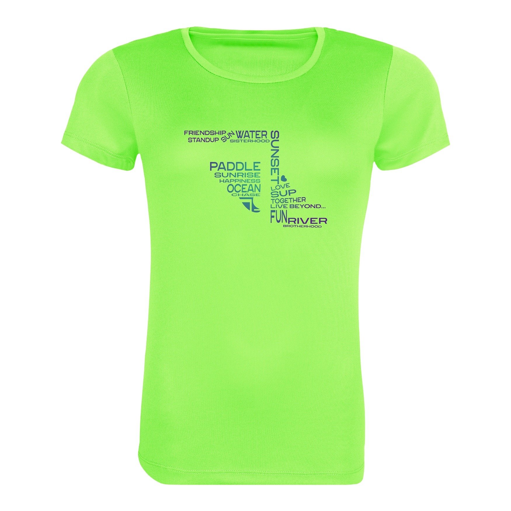 Women's SUP Tech Tee 'Soul Fin' - Image 3