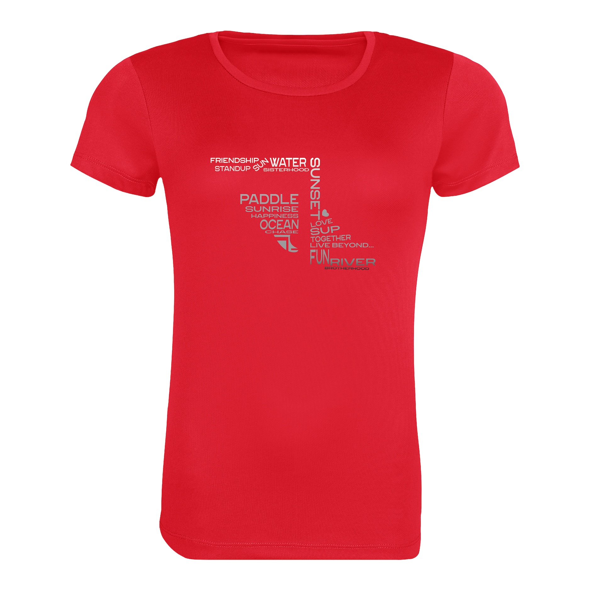 Women's SUP Tech Tee 'Soul Fin' - Image 2