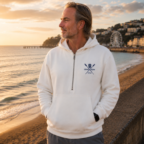 The Long Row 2026_Sustainable Men's Half Zip Hoodie