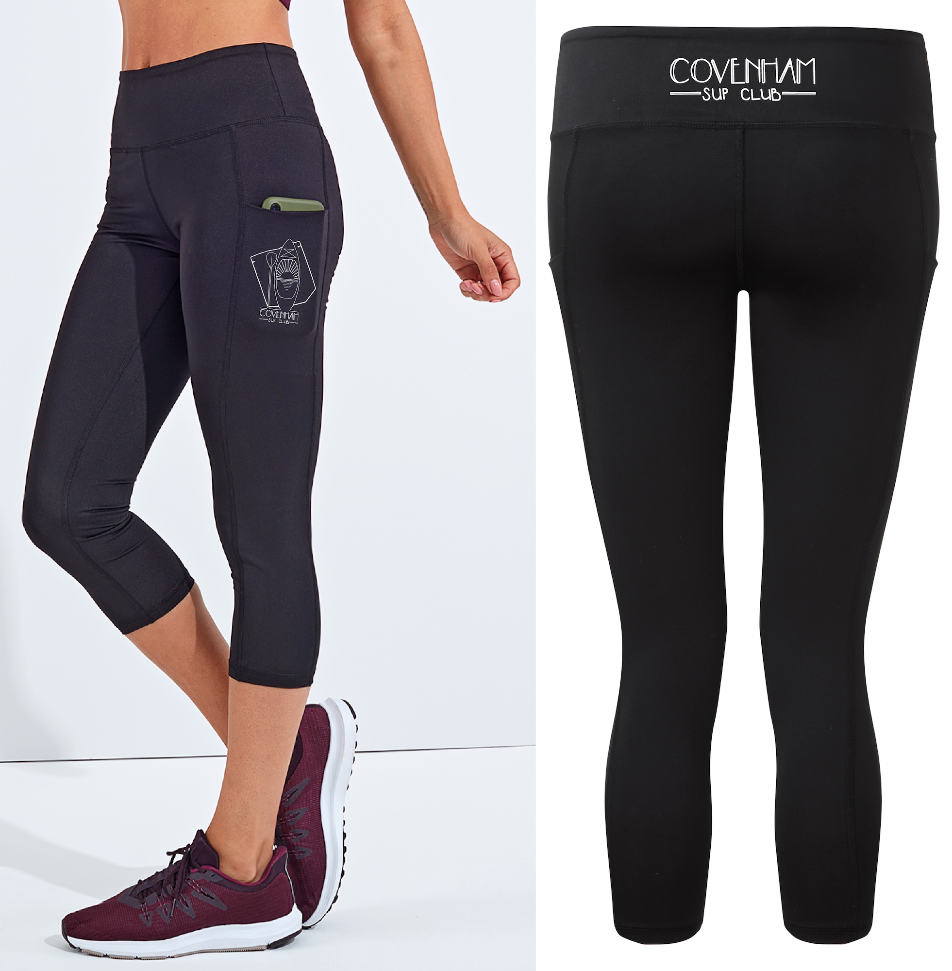 Covenham SUP Women's 3/4 Length Recycled Leggings