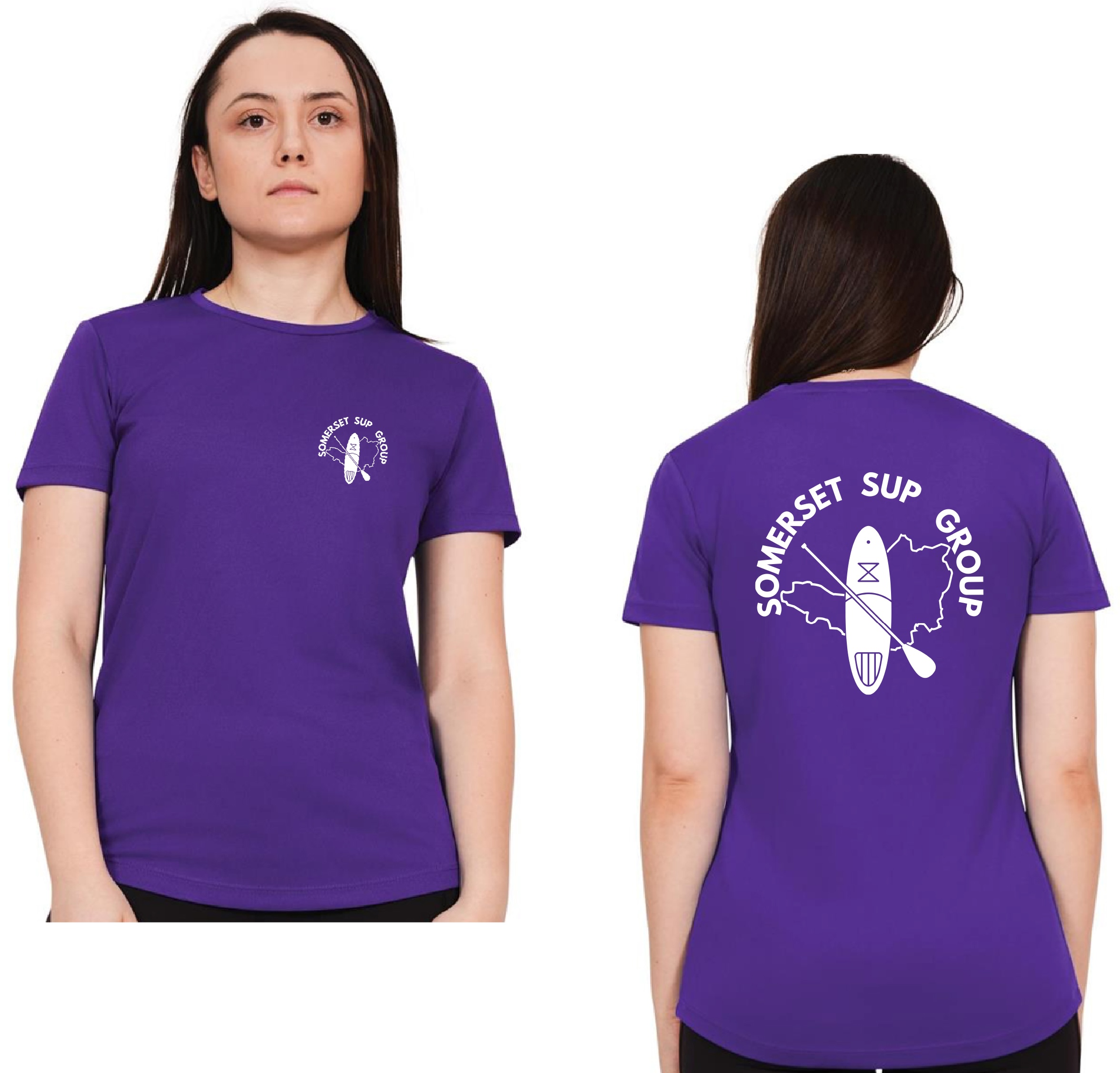 Somerset SUP Group_Women's Recycled Tech Tee - Image 3